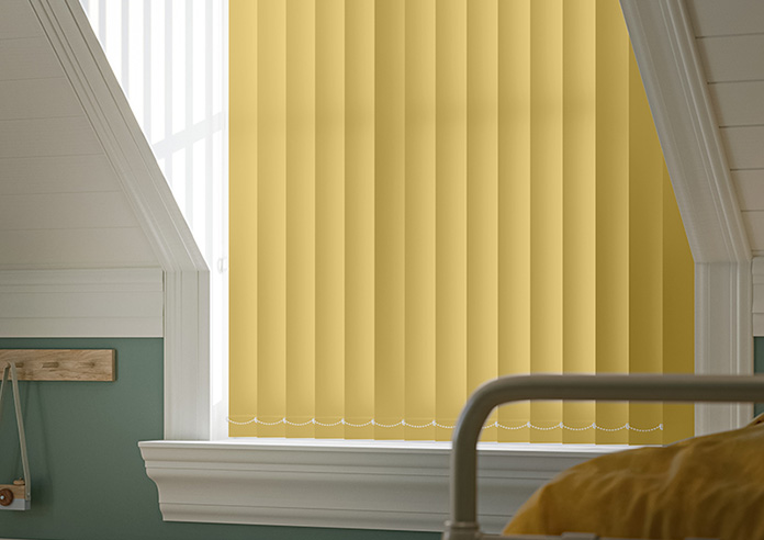 Palermo (Blackout), Mustard - Vertical Blind - Image 5